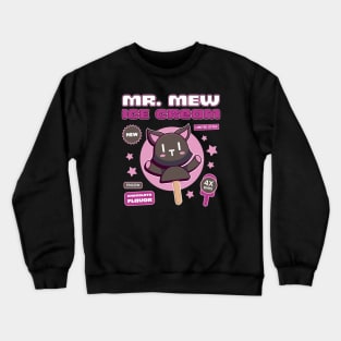 Mr Mew Ice Cream Label Crewneck Sweatshirt